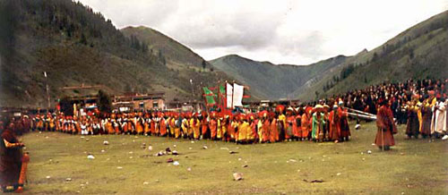 Kyabje Dorzong Rinpoche In Tibet